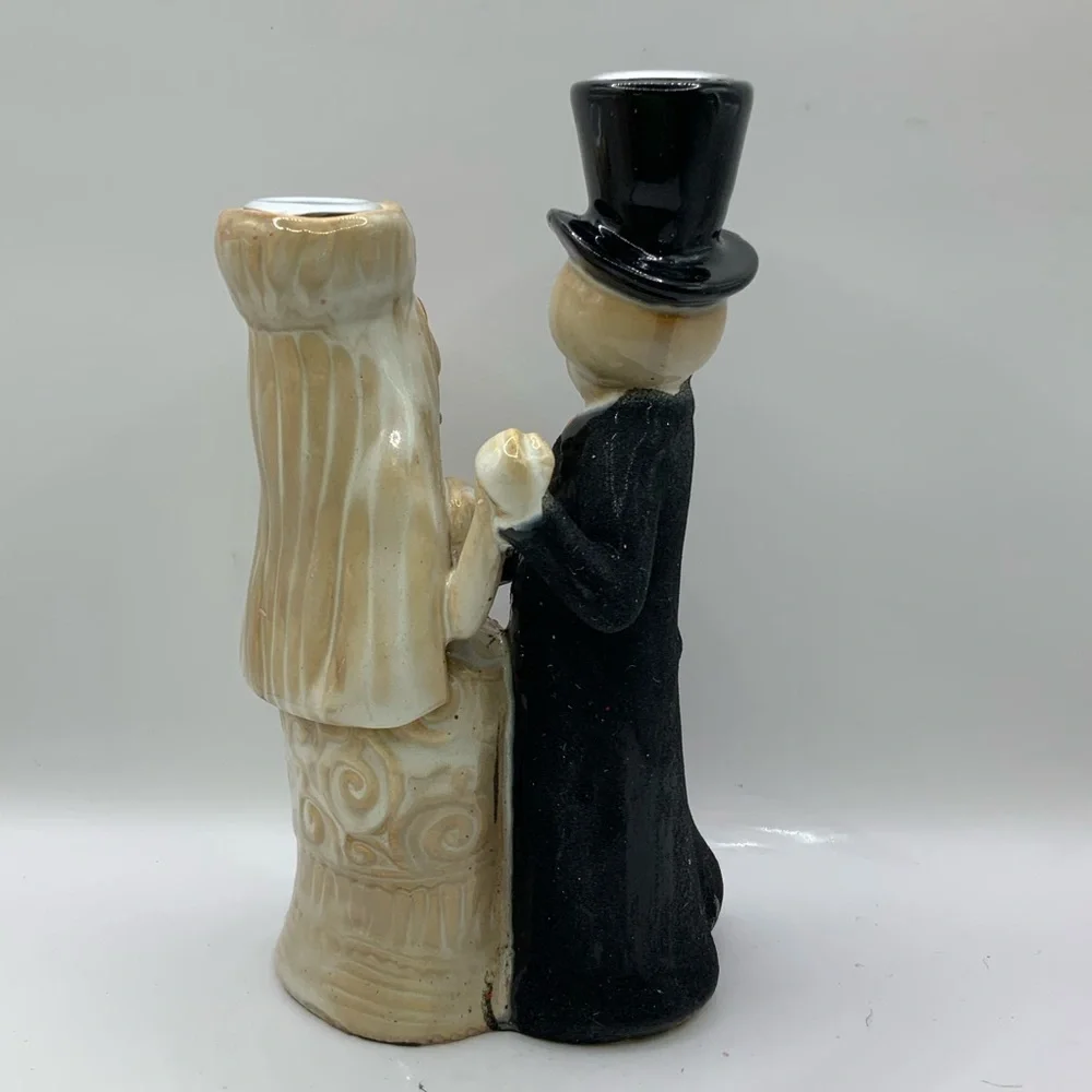 Yankee Candle Halloween Boney Bunch Gothic 1st Dance Wedding Taper Candle Holder